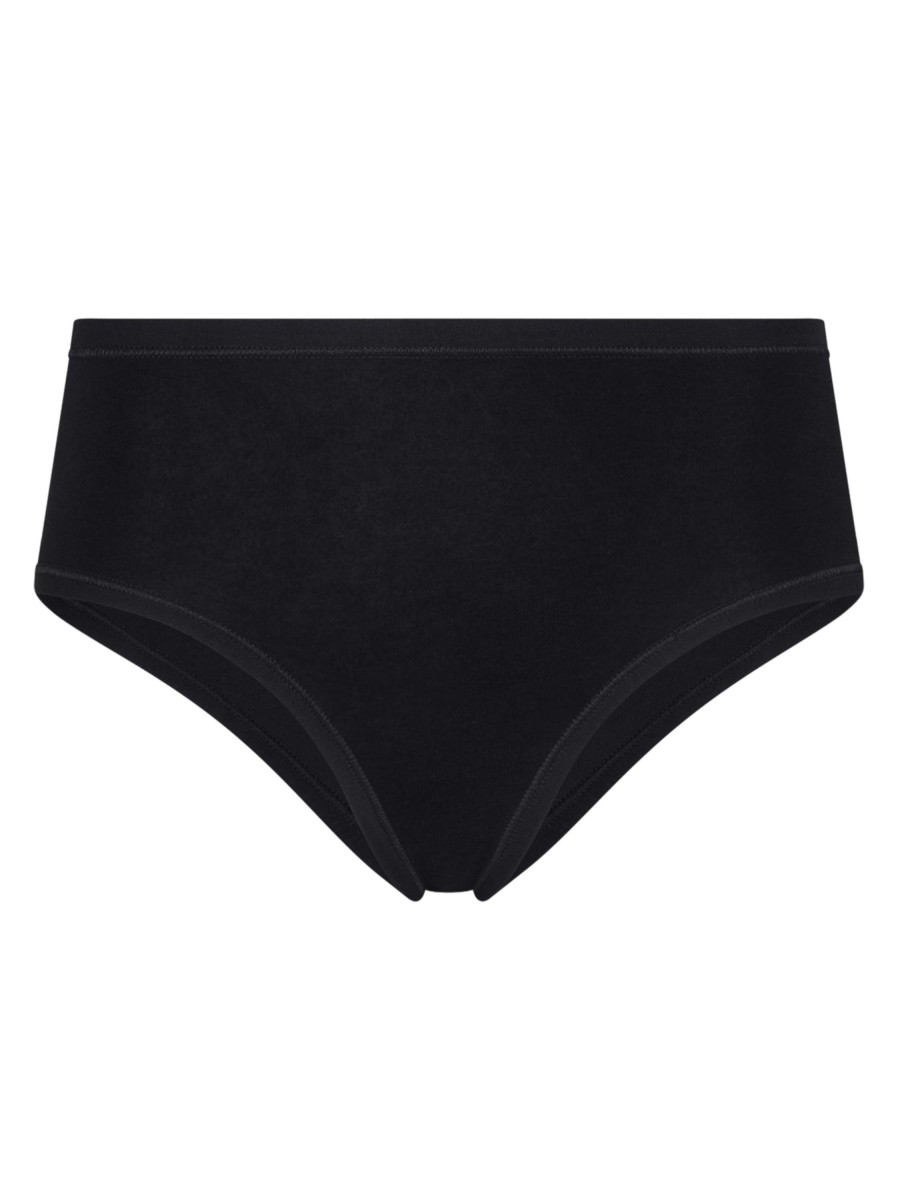 Slip E Pants | Ragno Skin - Slip Alto In Cotone E Modal - Nero Bipack