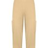 Pantaloni Cropped | Ragno Pantalone Pinocchietto Cargo In Super Fresh - Irish Cream