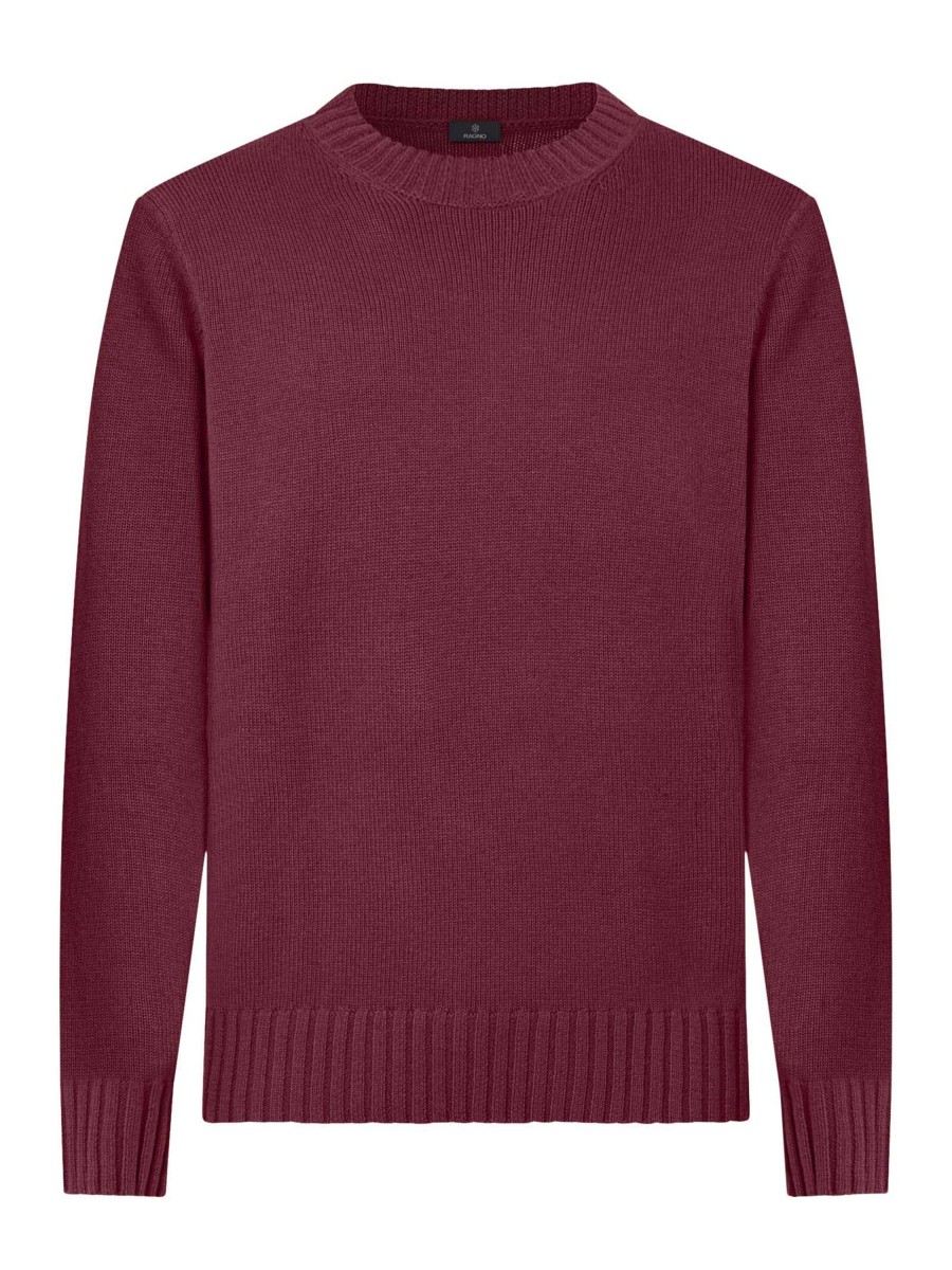 Pullover | Ragno Pull Girocollo In Filato Nice Wool - Tibetan Red