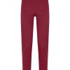 Pantaloni Capri | Ragno Pantalone A Sigaretta In Satin Power - Tibetan Red