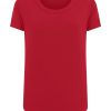 Magliette E T-Shirt | Ragno Maglietta A Manica Corta In Viscosa Summer - Salsa