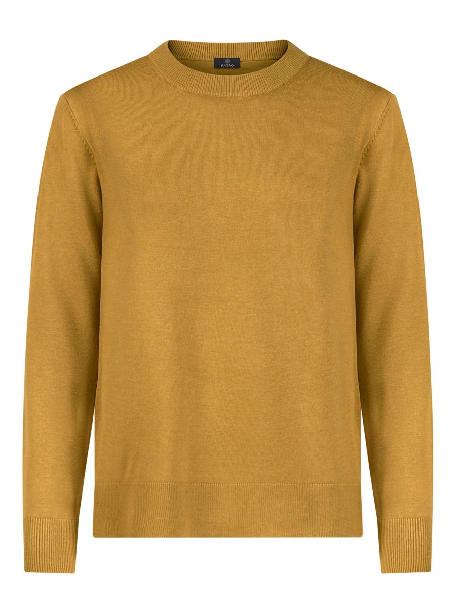 Pullover | Ragno Maglia Girocollo In Filato Winter Basic - Narcissus