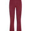 Pantaloni Flare | Ragno Pantalone Flare In Satin Power - Tibetan Red