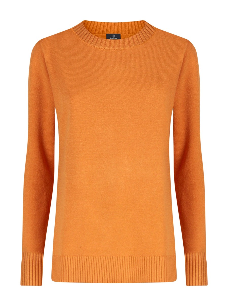 Pullover | Ragno Maglia Girocollo In Ecoviscosa - Nugget