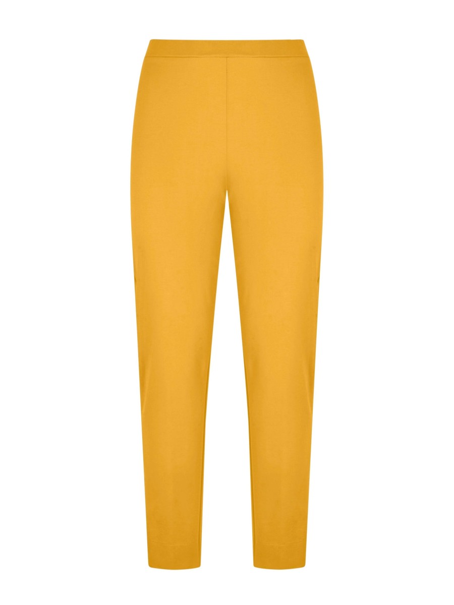 Pantaloni Capri | Ragno Pantalone A Sigaretta In Compact Light - Golden Spice