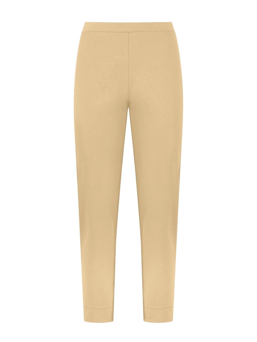 Pantaloni Capri | Ragno Pantalone A Sigaretta In Compact Light - Irish Cream