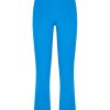 Pantaloni Flare | Ragno Pantalone Flare In Satin Power - Ibiza Blue