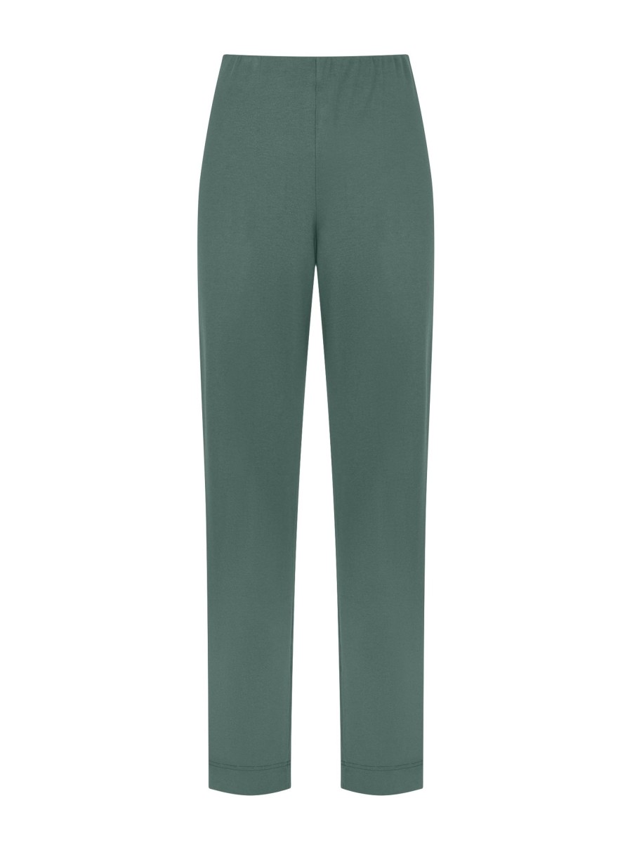 Pantaloni | Ragno Pantalone In Jersey Di Viscosa Crepe - Dark Forest