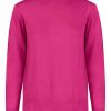 Pullover | Ragno Maglia Girocollo In Filato Winter Basic - Fuchsia Purple