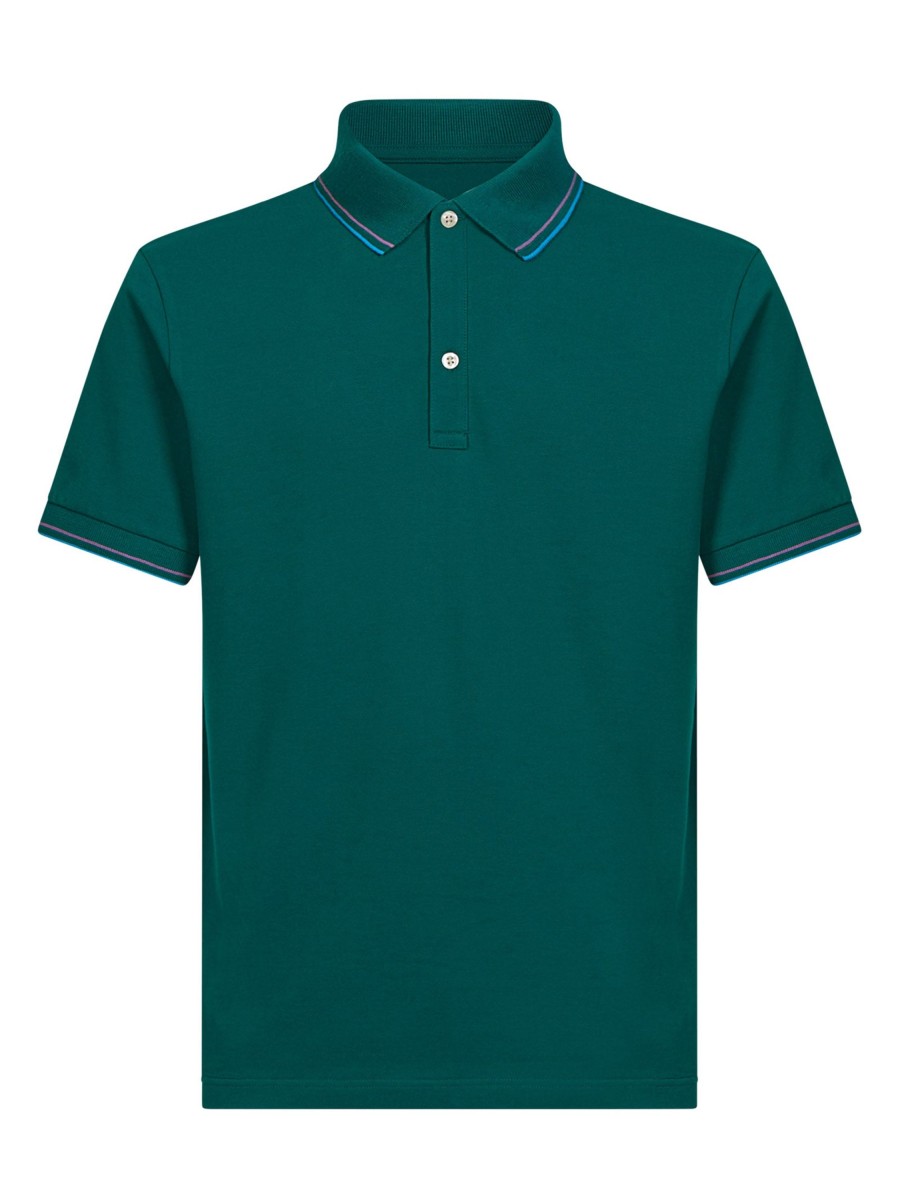 Polo | Ragno Polo In Eco Cotton Piquet Stretch - Fant. Aventurine