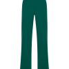 Pantaloni A Gamba Dritta | Ragno Pantalone Dritto Con Tasche In Satin Power - Aventurine