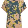 Magliette E T-Shirt | Ragno Maglietta Girocollo In Viscosa Summer - Fant. Evening Primrose