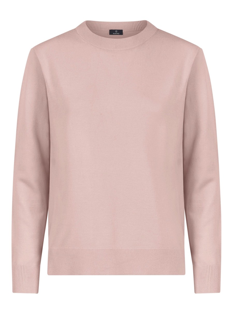 Pullover | Ragno Maglia Girocollo In Filato Winter Basic - Peach Whip