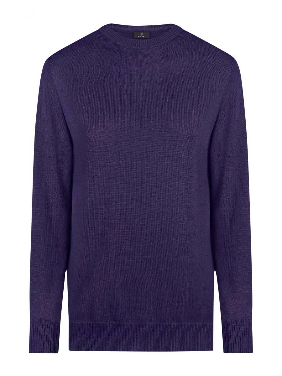 Pullover | Ragno Maglia Girocollo In Merino 2.0 - Purple Reign