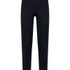 Pantaloni Capri | Ragno Pantalone A Sigaretta In Satin Power - Nero