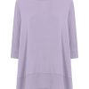 Magliette E T-Shirt | Ragno Maglietta Con Manica 3/4 In Viscosa Summer - Orchid Petal