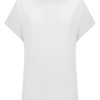 Magliette E T-Shirt | Ragno Maglietta Girocollo In Viscosa Summer - Bianco