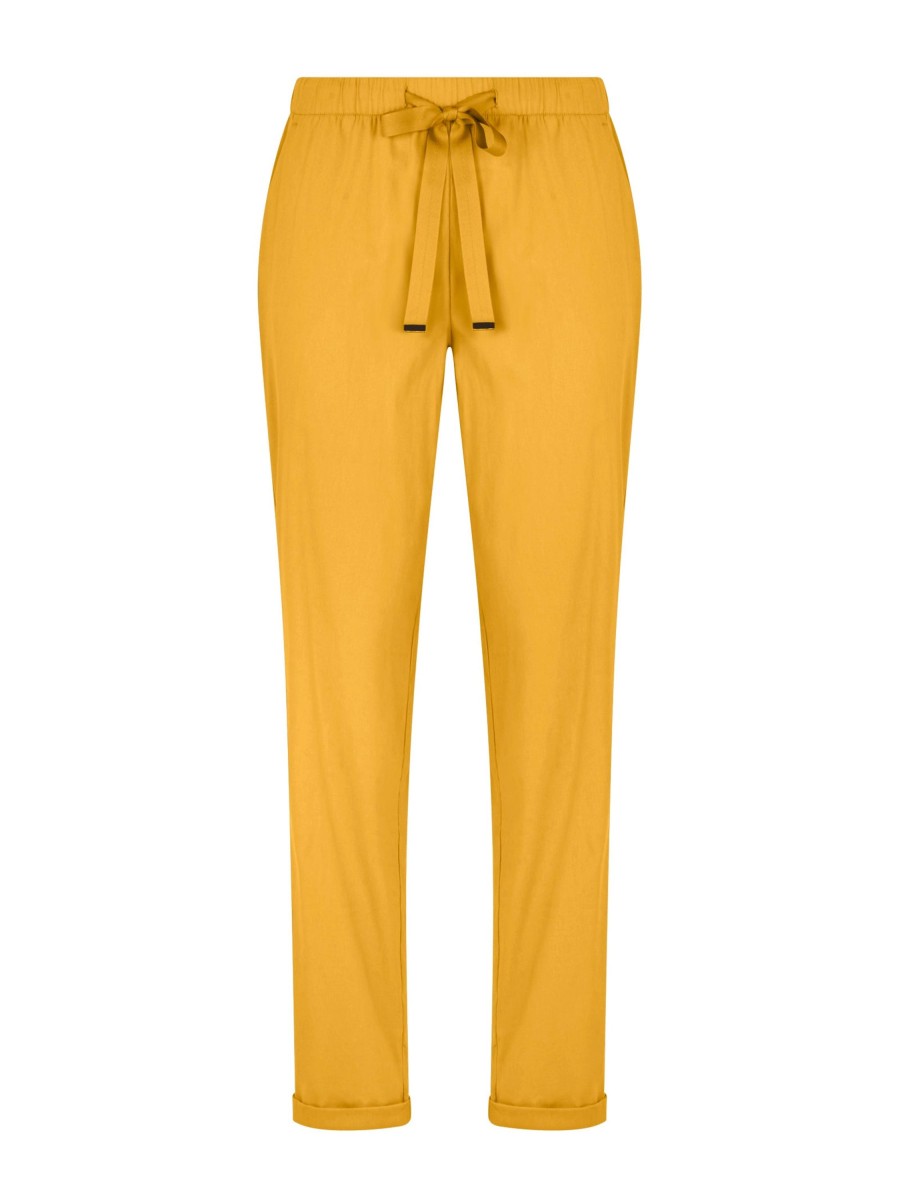 Pantaloni Jogger | Ragno Pantalone Jogger Con Tasche In Super Fresh - Golden Spice