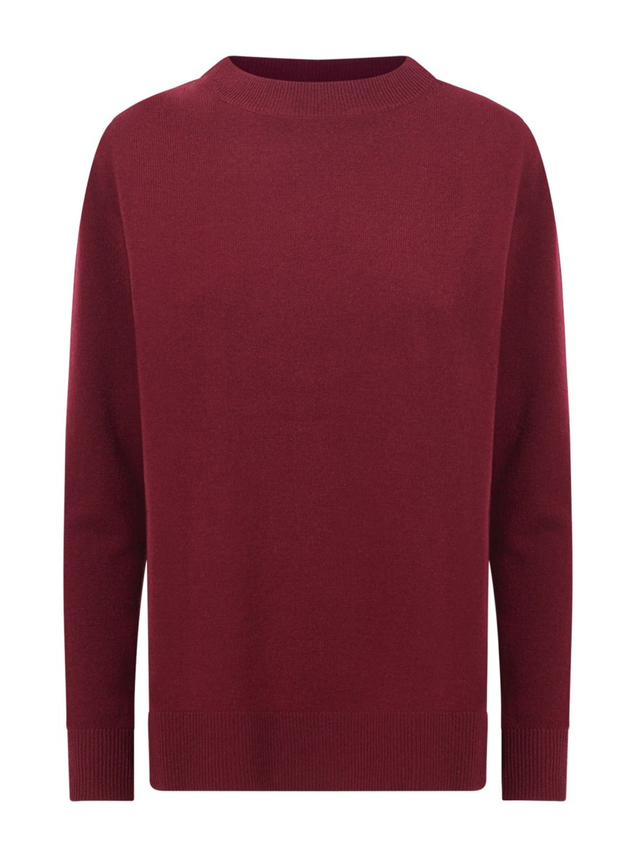 Pullover | Ragno Maglia Girocollo In Filato Cashmerino - Tibetan Red