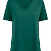 Magliette E T-Shirt | Ragno Maglietta Con Scollo A V In Ultralight - Aventurine