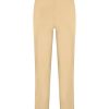 Pantaloni A Gamba Dritta | Ragno Pantalone Dritto Con Tasche Corto In Compact Light - Irish Cream