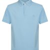 Polo | Ragno Polo In Eco Cotton Piquet Stretch - Clear Sky