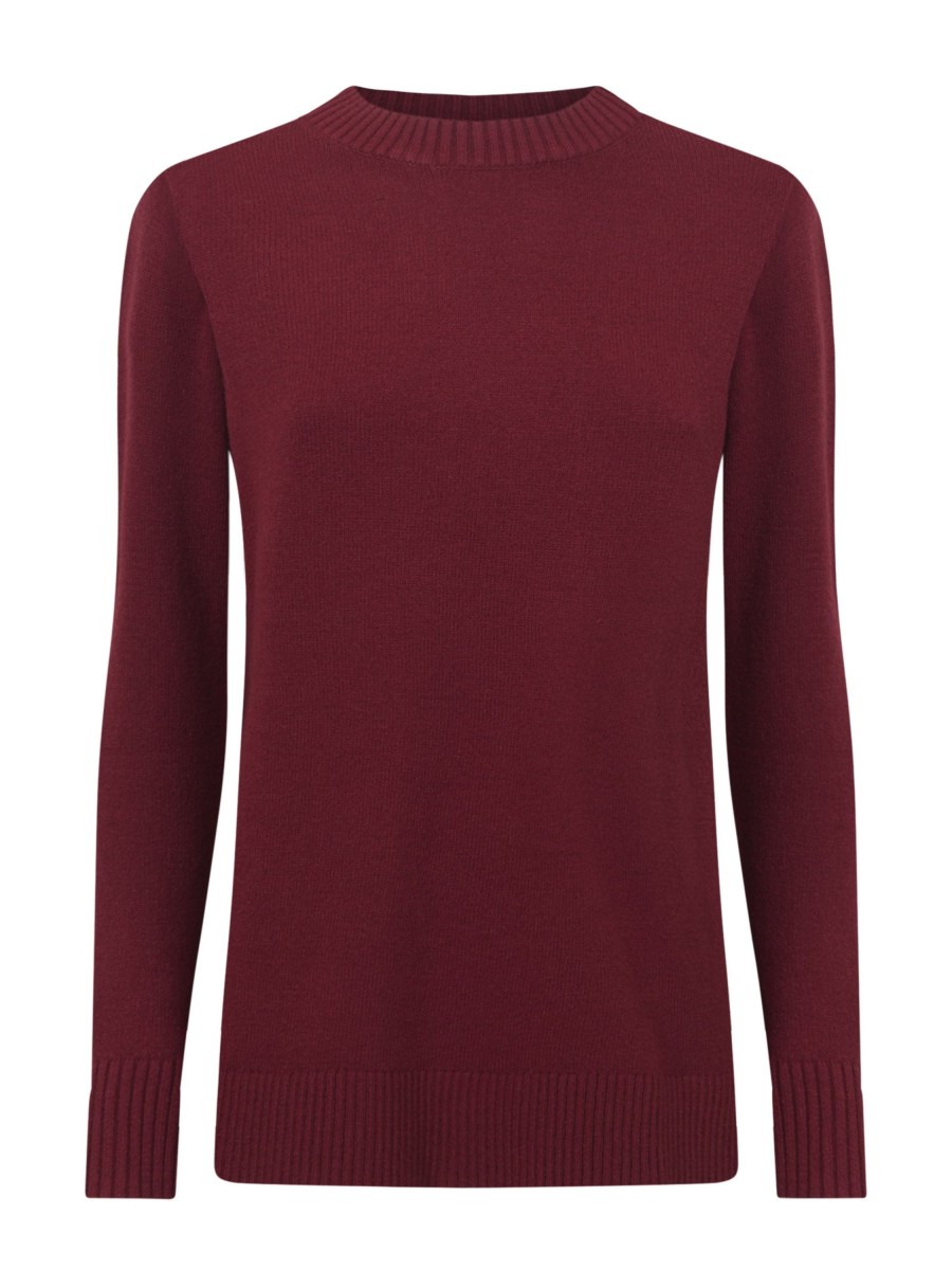 Pullover | Ragno Maglia Girocollo In Ecoviscosa - Tibetan Red