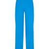 Tailleur Giacca E Pantaloni | Ragno Pantalone Dritto Con Tasche In Compact Light - Ibiza Blue