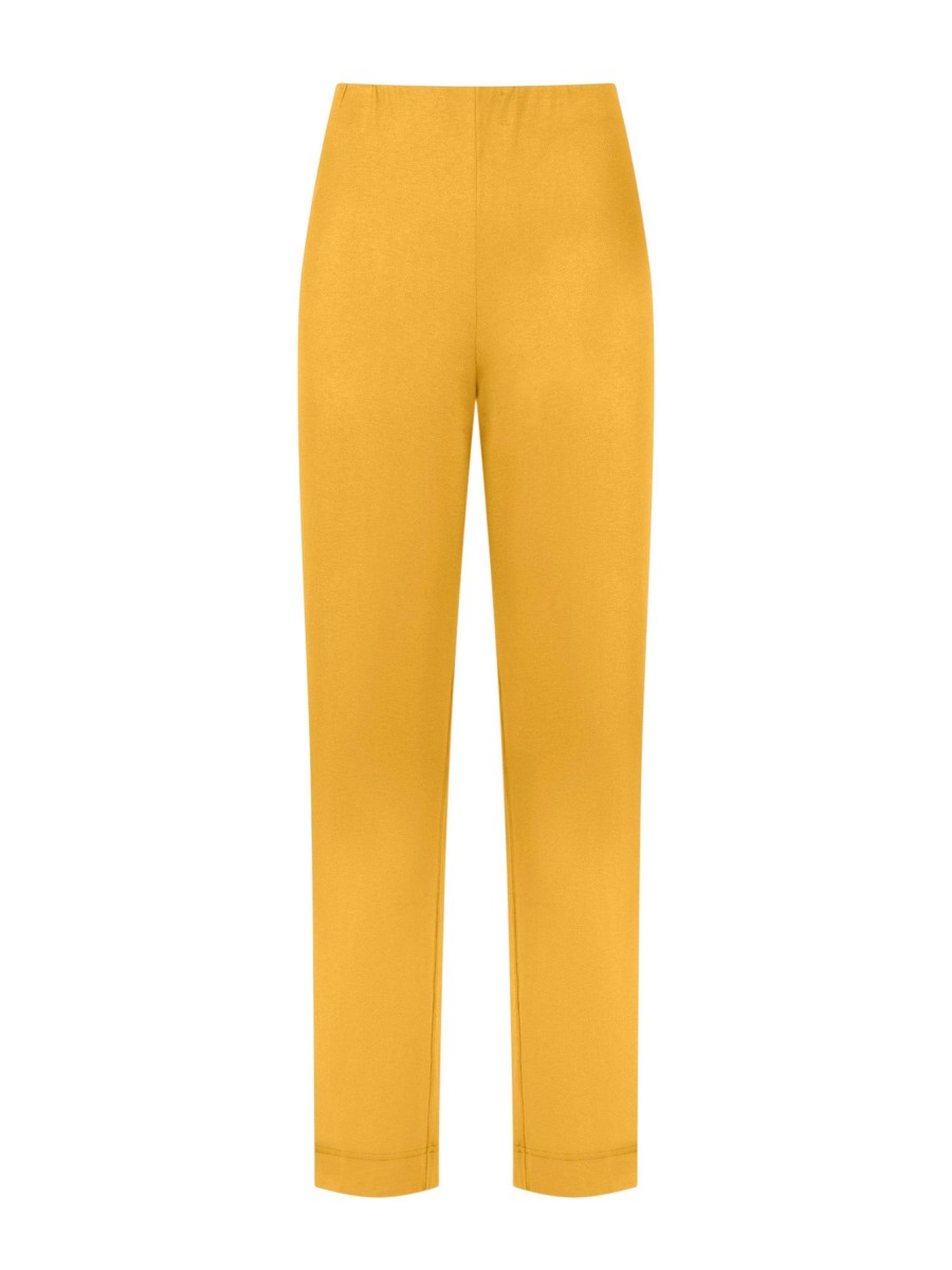 Completi Giacca E Pantaloni | Ragno Pantalone In Jersey Di Viscosa Crepe - Golden Spice