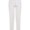 Pantaloni Jogger | Ragno Pantalone Jogger Con Tasche In Super Fresh - Bianco