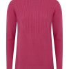 Pullover | Ragno Maglia Girocollo In Filato Winter Basic - Fuchsia Purple