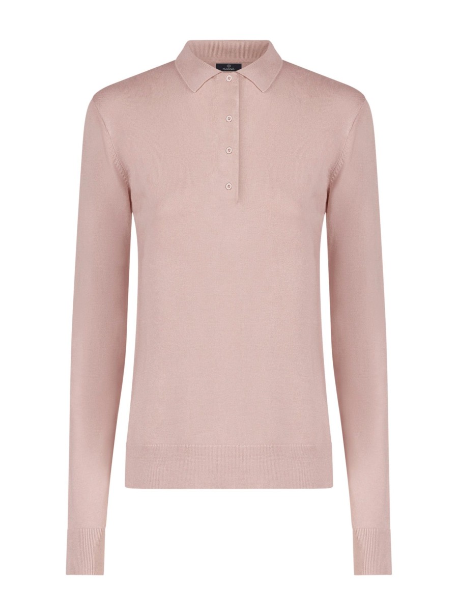 Polo | Ragno Polo In Filato Winter Basic - Peach Whip