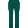 Pantaloni Flare | Ragno Pantalone Flare In Satin Power - Aventurine