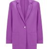 Tailleur Giacca E Pantaloni | Ragno Blazer Destrutturato In Compact Light - Dewberry