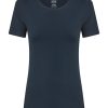 Top E Magliette | Ragno Beyoutiful - Maglietta In Cotone Elasticizzato Extra Fine - Bleu