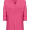 Magliette E T-Shirt | Ragno Maglietta A Manica 3/4 In Viscosa Summer - Hot Pink