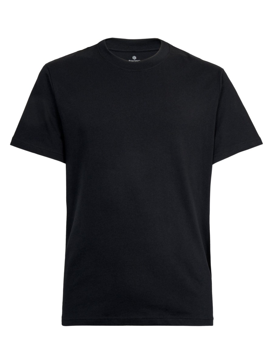 T-Shirt | Ragno T-Shirt In Jersey Di Cotone - Nero