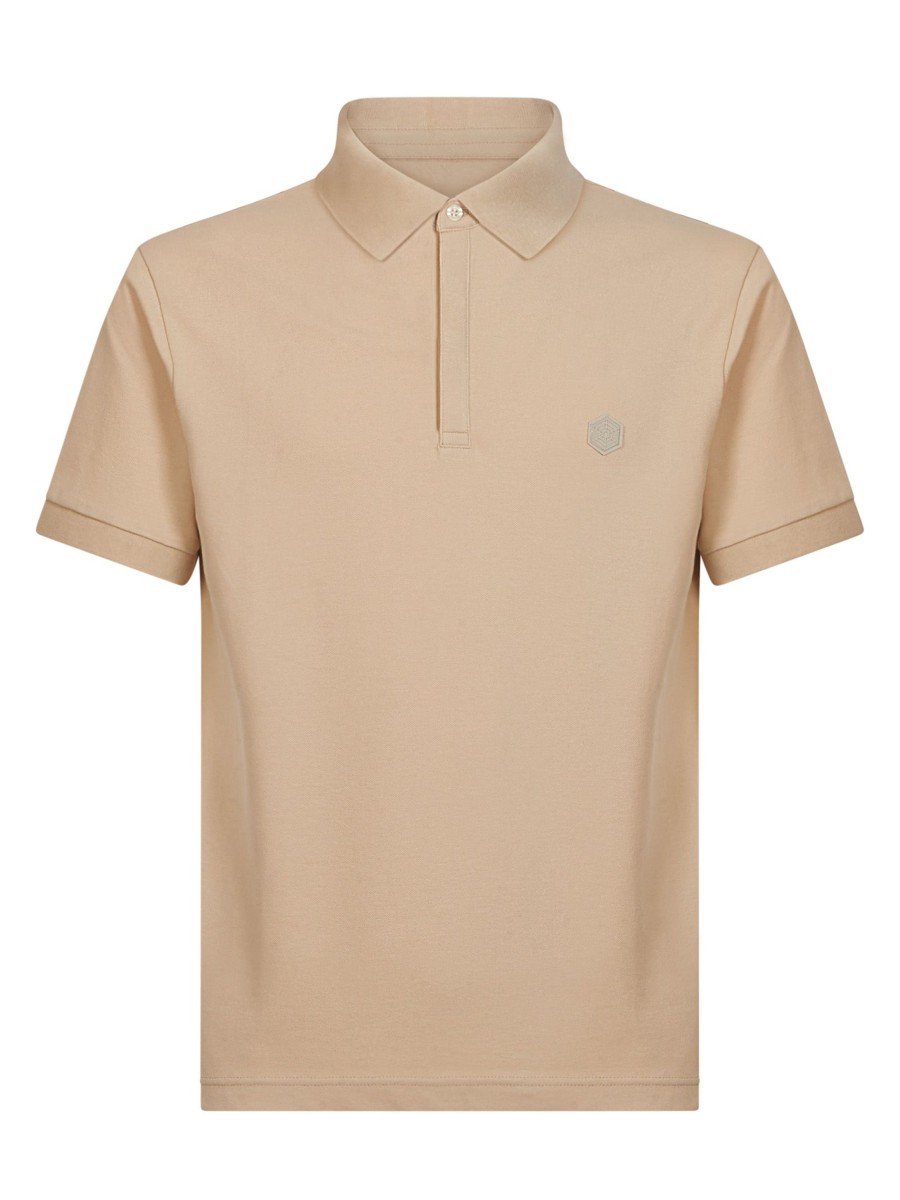 Polo | Ragno Polo In Eco Cotton Piquet Stretch - Irish Cream