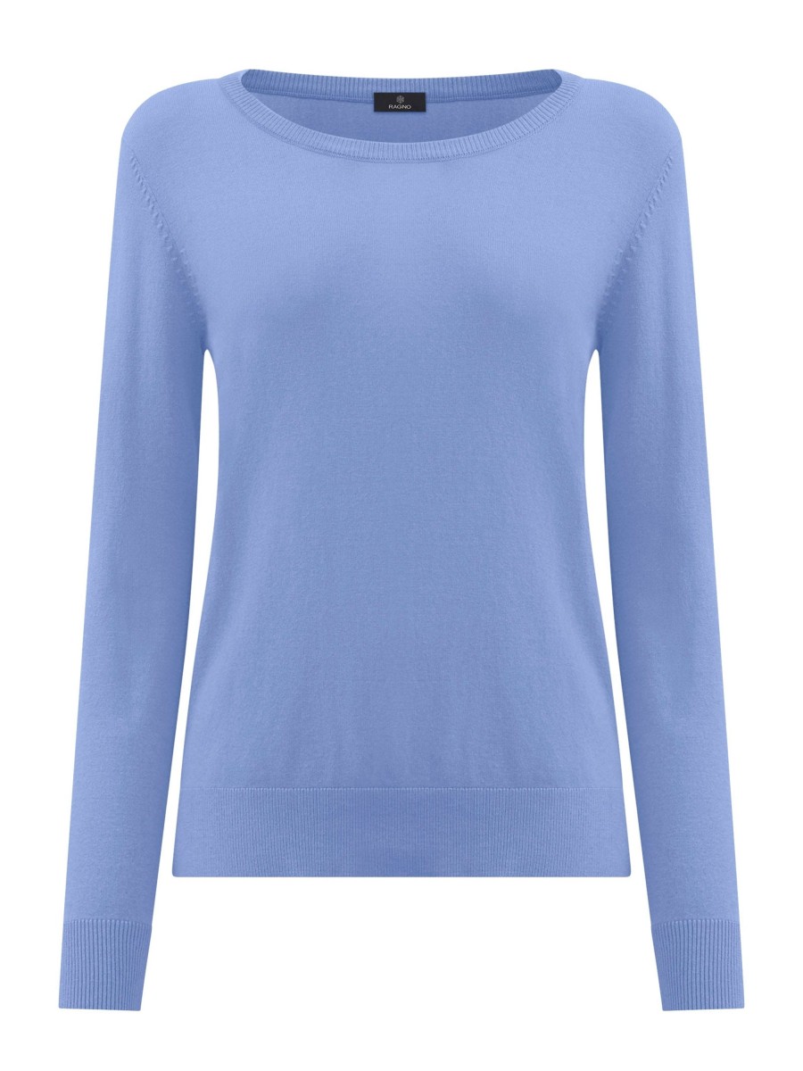 Pullover | Ragno Maglia Girocollo In Summertime - Hydrangea