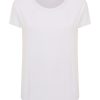 Magliette E T-Shirt | Ragno Maglietta A Manica Corta In Viscosa Summer - Bianco