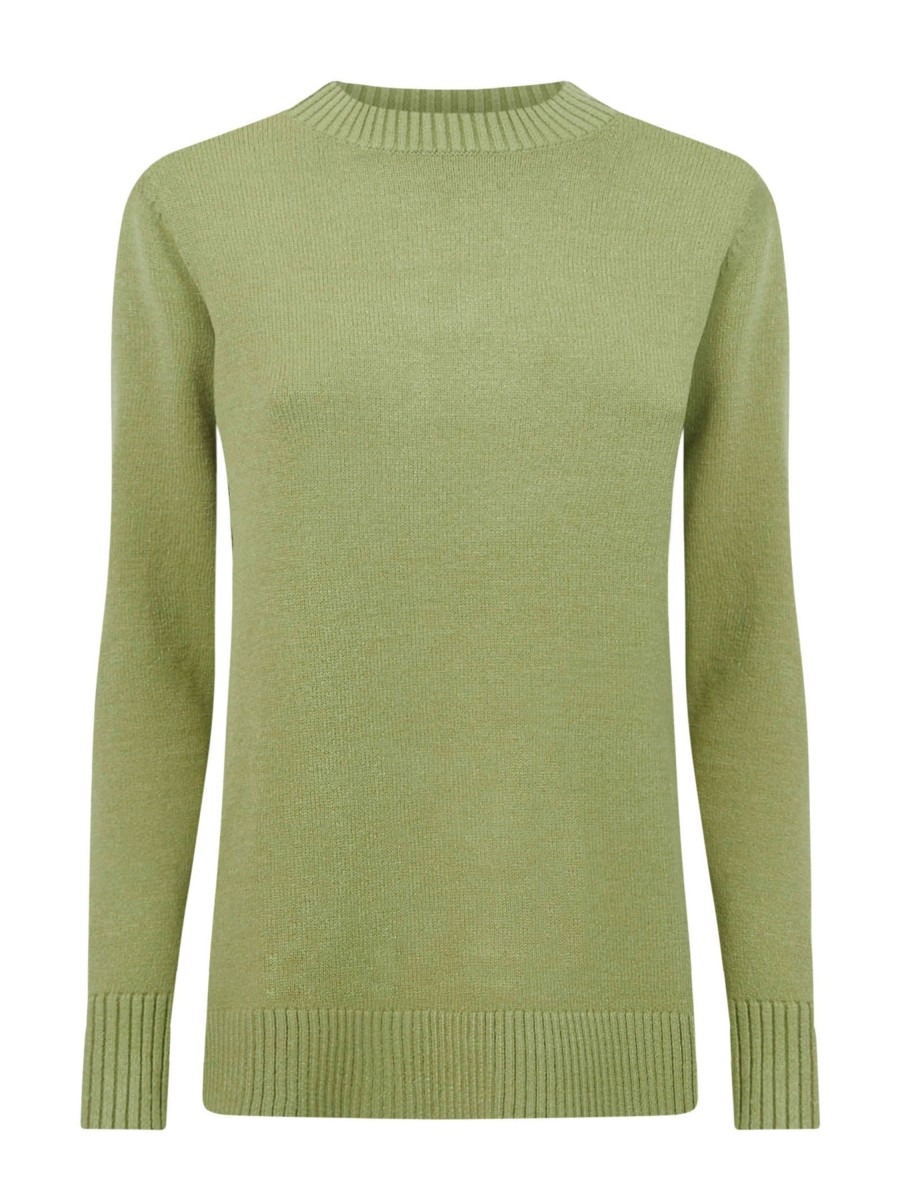 Pullover | Ragno Maglia Girocollo In Ecoviscosa - Fern