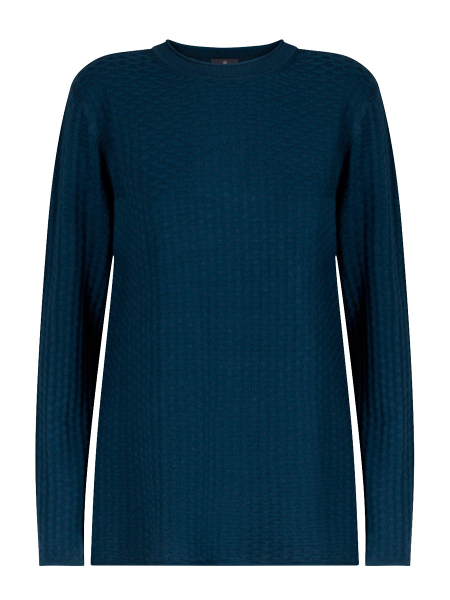 Pullover | Ragno Maglia Girocollo In Filato Winter Basic - Reflecting Pond