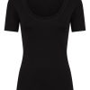 Top E Magliette | Ragno Thermo Cotton -Maglietta Girocollo In Caldo Cotone - Nero