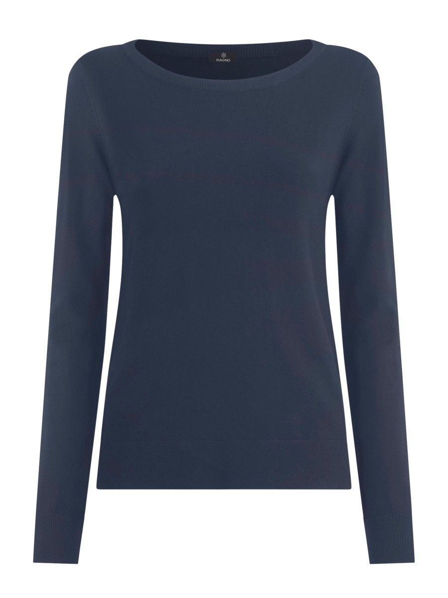 Pullover | Ragno Maglia Girocollo In Summertime - Bleu