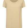 Magliette E T-Shirt | Ragno Maglietta A Manica Corta In Viscosa Summer - Irish Cream