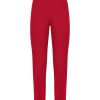 Pantaloni A Sigaretta | Ragno Pantalone A Sigaretta Con Spacchetti In Compact Light - Salsa