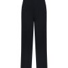 Tailleur Giacca E Pantaloni | Ragno Pantalone Ampio Alla Caviglia Con Tasche In Compact Light - Nero