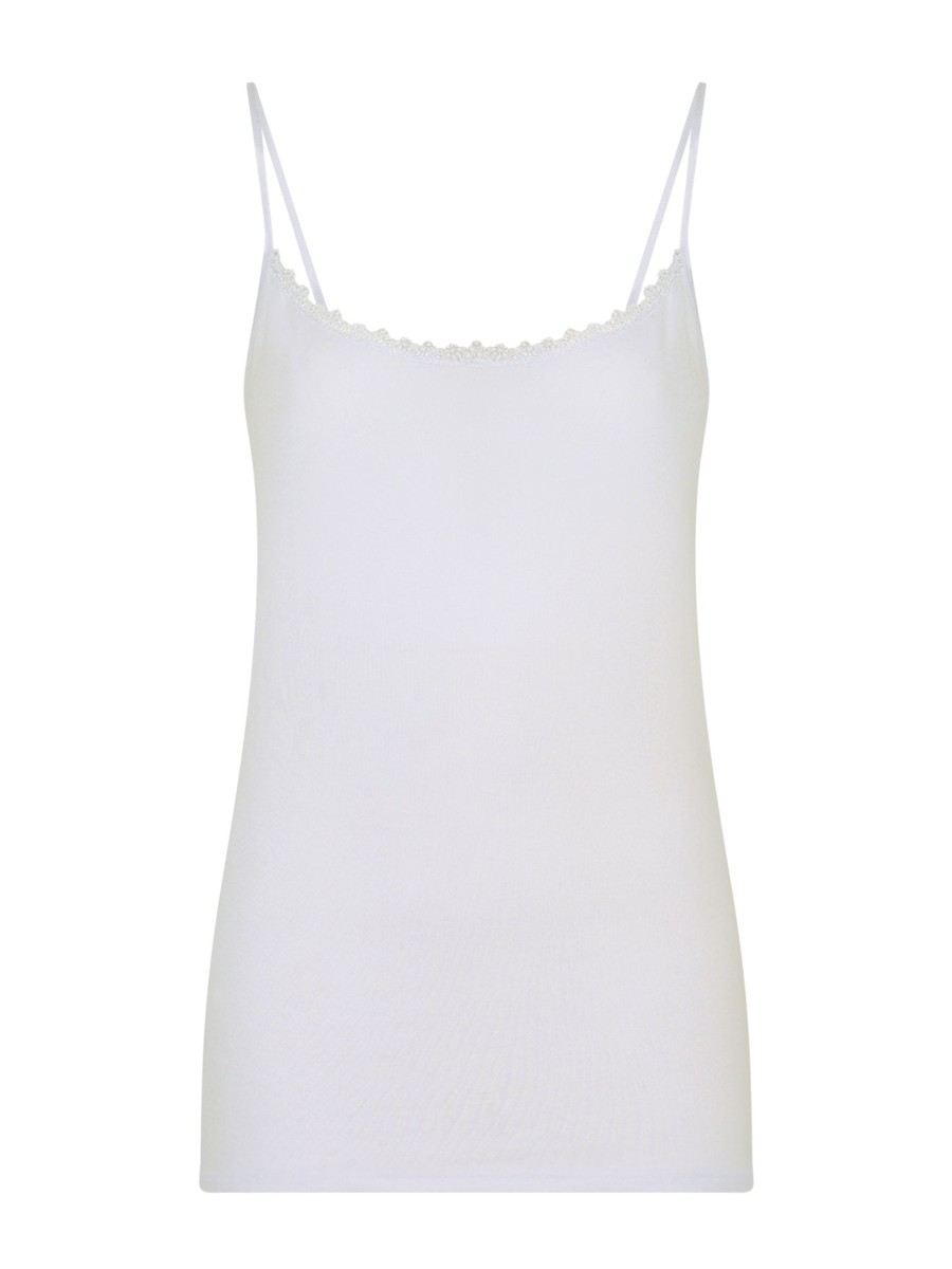 Top E Magliette | Ragno 100% Cotone - Top In Cotone - White