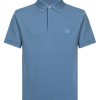 Polo | Ragno Polo In Eco Cotton Piquet Stretch - Coronet Blue