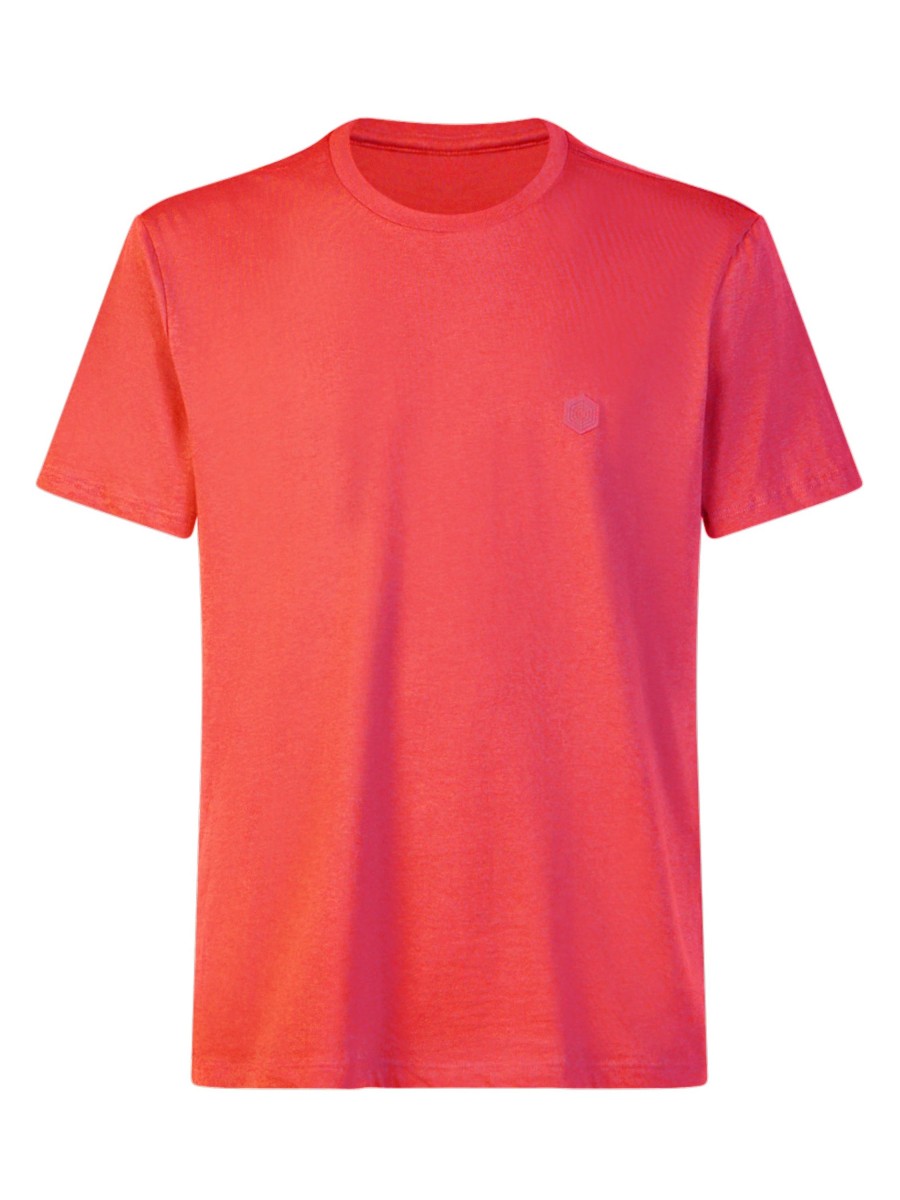 T-Shirt | Ragno T-Shirt Girocollo In Jersey Di Cotone - Cayenne